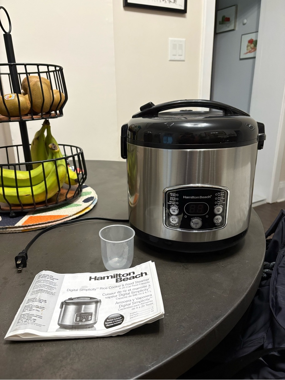 Hamilton Beach Digital Simplicity Rice Cooker and Food Steamer